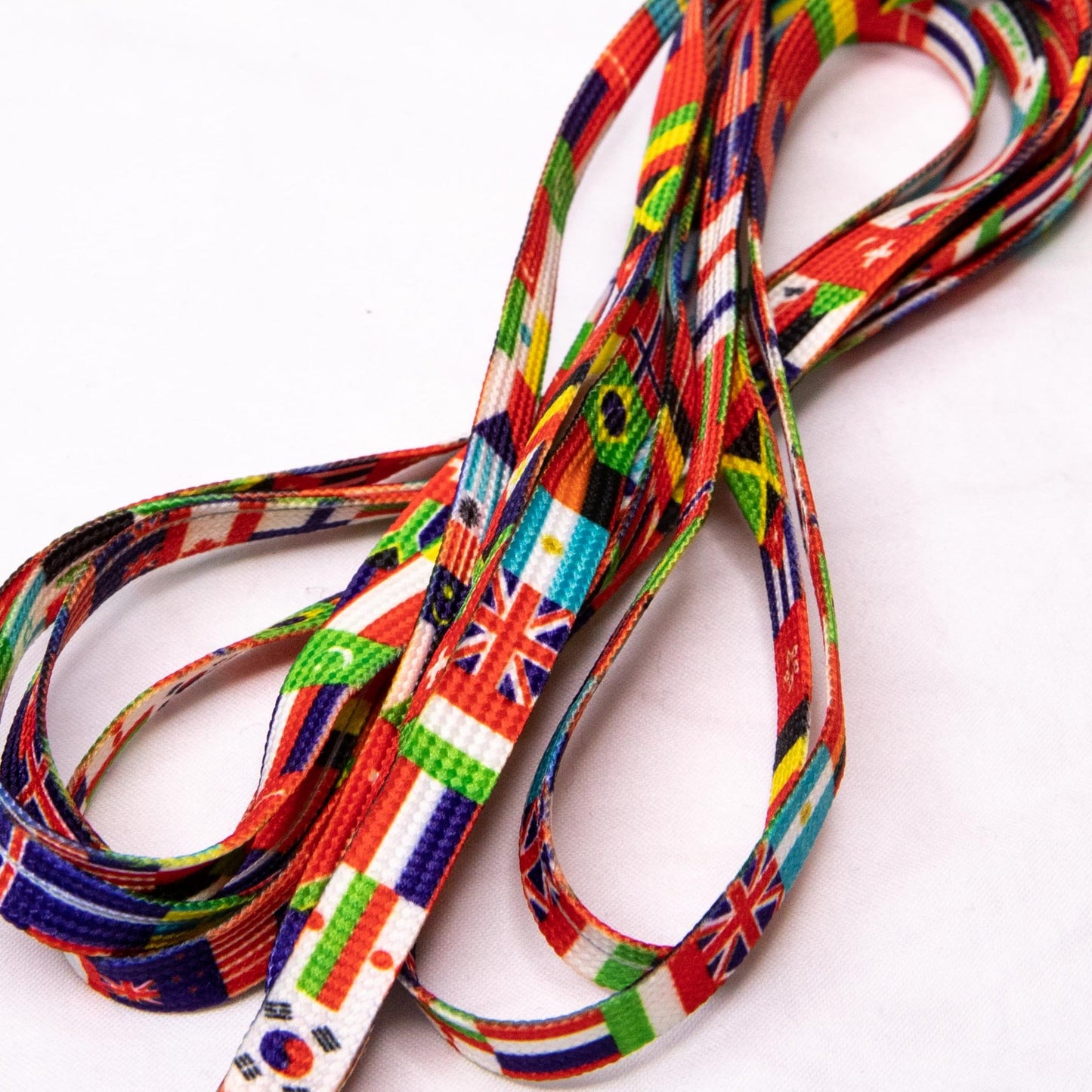 Global Flag laces - Sky High Heels Australia