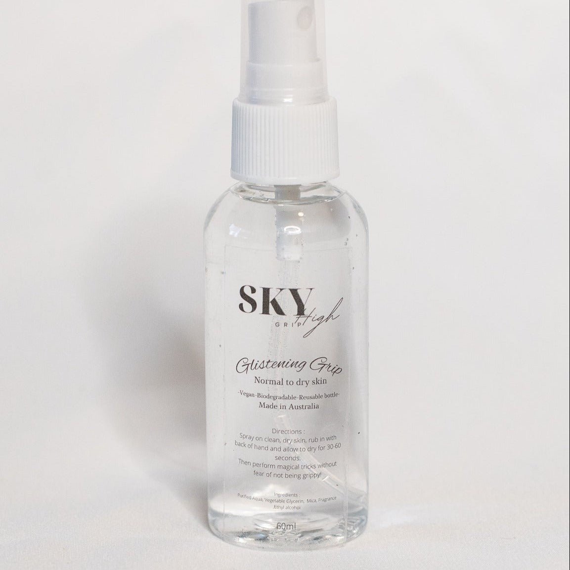 Clear Glistening Grip - Sky High Heels Australia